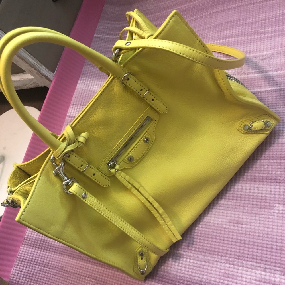 balenciaga 2016 mini papier zip around